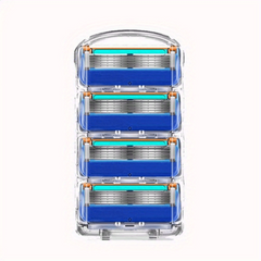 5 Layer Razor Blade Manual Beard Scraper Head Stainless Steel 4-36 Pcs