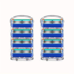 5 Layer Razor Blade Manual Beard Scraper Head Stainless Steel 4-36 Pcs