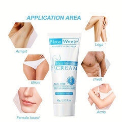 Flow Week Fast Hair Removal Creams Painless Permanent Hairs Removal