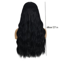 Long Curly Wavy Wig Synthetic Wig Heat Resistant Costume Wig For Halloween Party