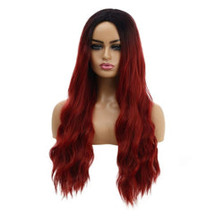 Long Curly Wavy Wig Synthetic Wig Heat Resistant Costume Wig For Halloween Party