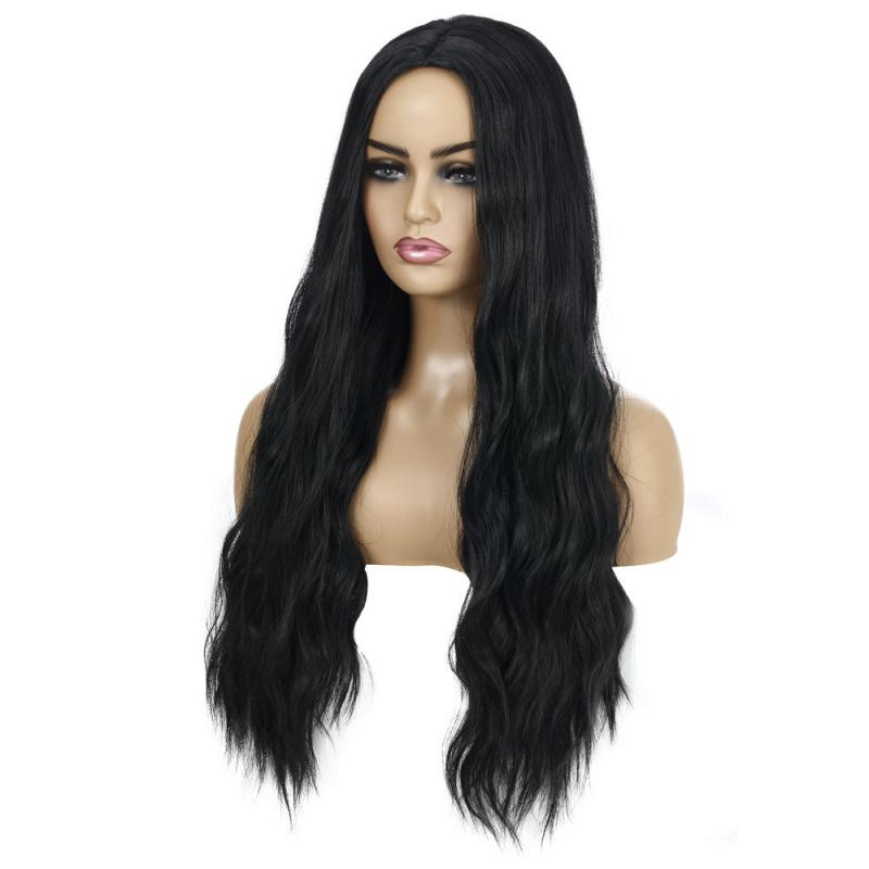 Long Curly Wavy Wig Synthetic Wig Heat Resistant Costume Wig For Halloween Party