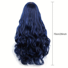 Long Wavy Middle Part Cosplay Wig Synthetic Heat Resistant