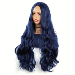 Long Wavy Middle Part Cosplay Wig Synthetic Heat Resistant