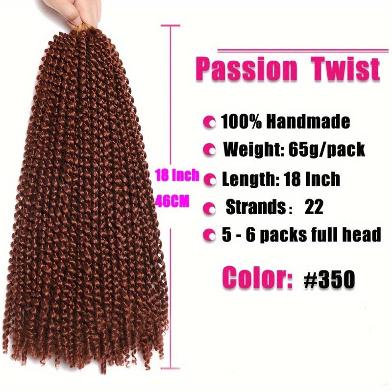 Passion Twist Hair 45 72 Cm 1 Packs for Butterfly Style Water Wave Braiding Hair