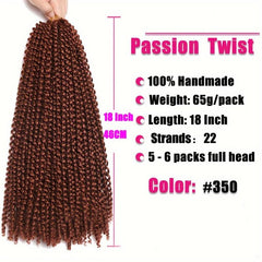 Passion Twist Hair 45 72 Cm 1 Packs for Butterfly Style Water Wave Braiding Hair