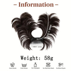 Synthetic Messy Hair Bun Comb Clip In Hair Extensions