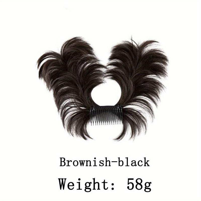 Synthetic Messy Hair Bun Comb Clip In Hair Extensions