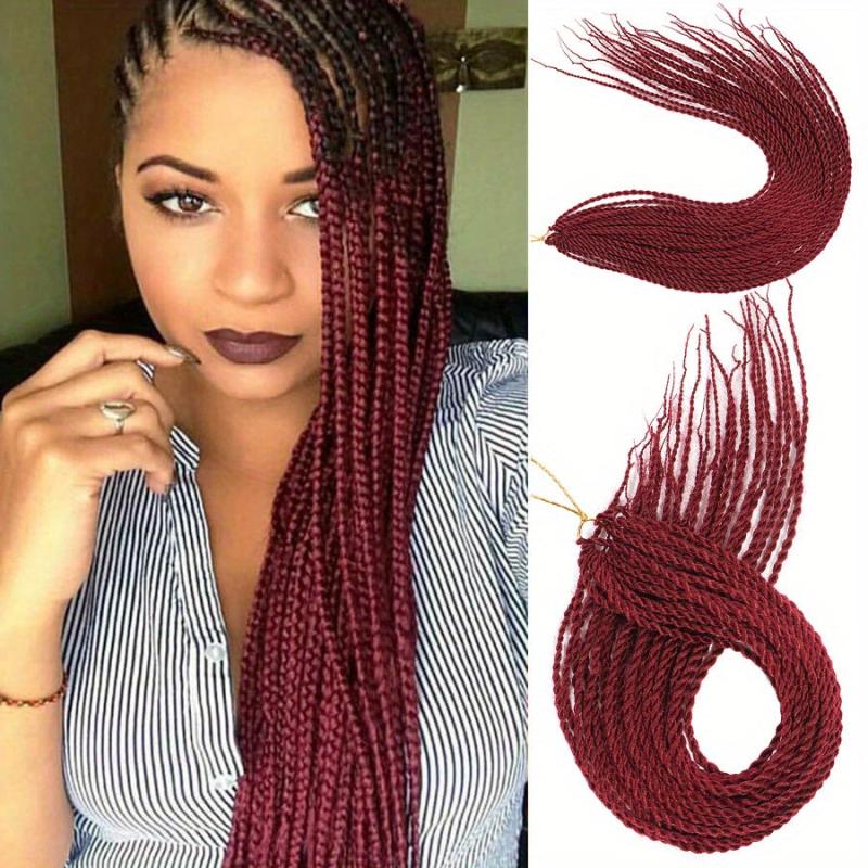 60 96 Cm Afro Synthetic Crochet Senegalese Braids Extensions