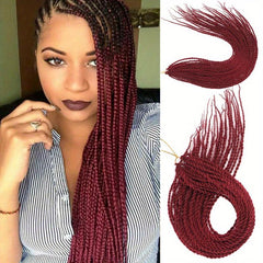 60 96 Cm Afro Synthetic Crochet Senegalese Braids Extensions
