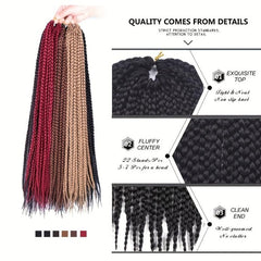 60 96 Cm Afro Synthetic Crochet Senegalese Braids Extensions