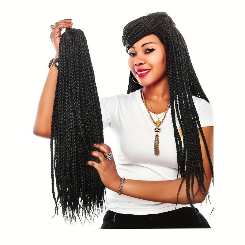 60 96 Cm Afro Synthetic Crochet Senegalese Braids Extensions