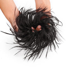 Messy Hair Bun Extensions Curly Wavy Hair Scrunchies Updo Hair Pieces