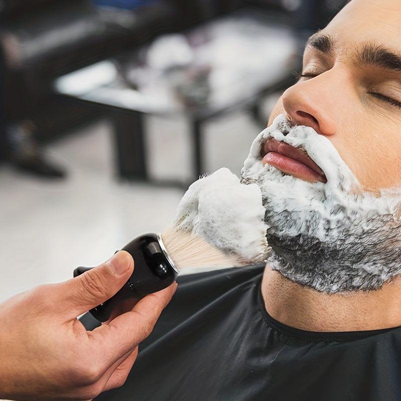 3-in-1 Men's Shaving Brush Kit - Shaving Brush, Bowl, Holder