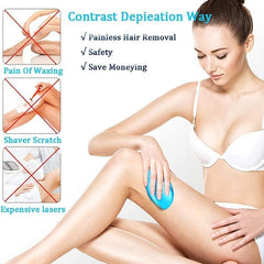 Crystal Hair Eraser Hair Removal Tool - Painless Exfoliation - Fast & Easy