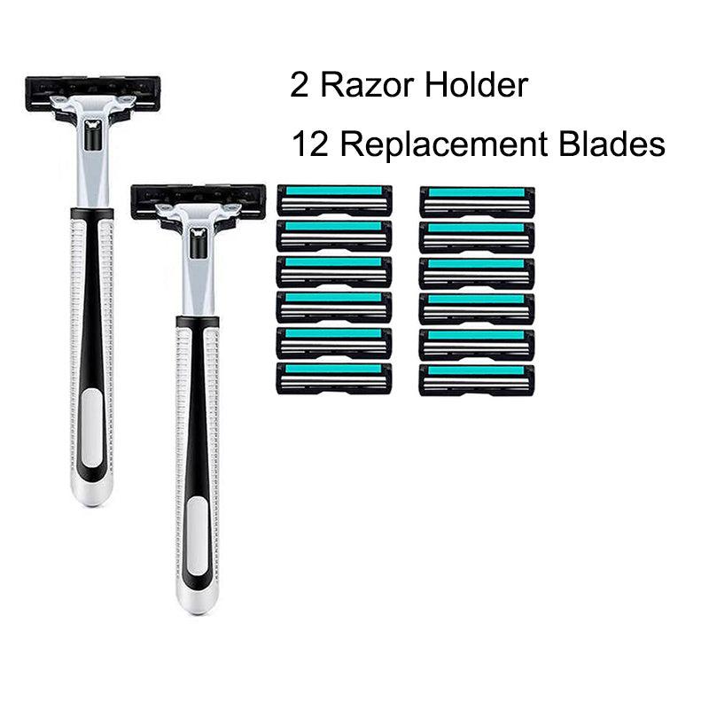 Classic Razor Shaving Replacement Blades Skin Guard Included Holder 36 Blades