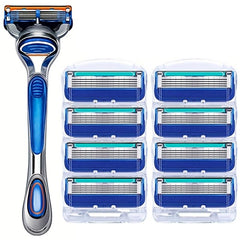 Stainless Steel Razor Set 5 Layer Razor Blade For Men & Women