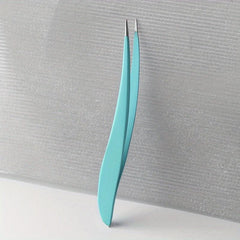 4pcs Banana Shaped Stainless Steel Eyebrow Tweezers Set