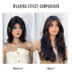 Fluffy V Shape Hair Extensions for Women