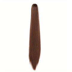 60 96 Cm Claw Clip Straight Ponytail Hair Extension Synthetic Fiber Hairpiece