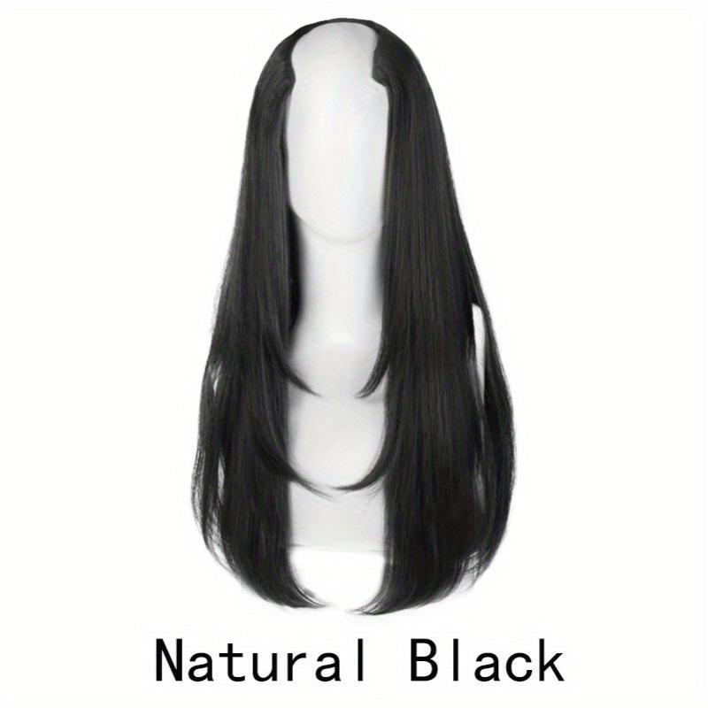 Synthetic V Shaped Long Hair Extension Layered Hair Pad