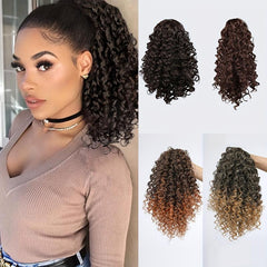 Kinky Curly Drawstring Ponytail 33 cm Synthetic Hair Extension Women