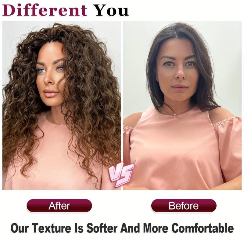 Long Curly Braids Hair Pieces Synthetic Crochet Hair Extensions
