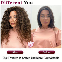 Long Curly Braids Hair Pieces Synthetic Crochet Hair Extensions