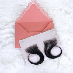 2Pcs Baby Hair Human Hair Edges Invisible Hairline For Women