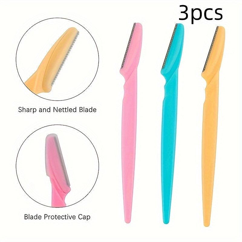 5pcs Eyebrow Razors Exfoliating Dermaplaning Tool Face Razor And Eyebrow Shaper