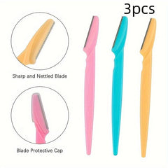 5pcs Eyebrow Razors Exfoliating Dermaplaning Tool Face Razor And Eyebrow Shaper