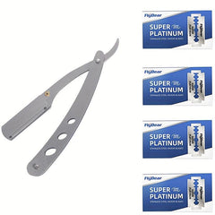 Foldable Hair Blade Barber Straight Razor For Shaving Men