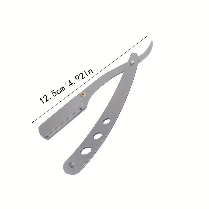 Foldable Hair Blade Barber Straight Razor For Shaving Men