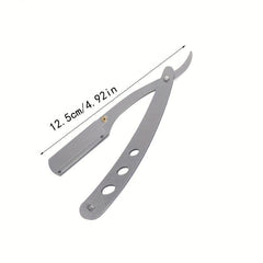 Foldable Hair Blade Barber Straight Razor For Shaving Men