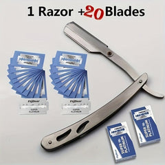 Foldable Hair Blade Barber Straight Razor For Shaving Men