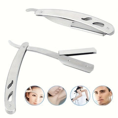 Foldable Hair Blade Barber Straight Razor For Shaving Men