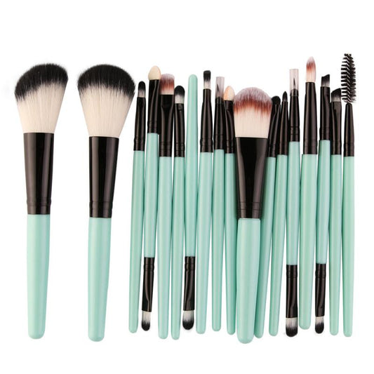 18 Pc Makeup Brush Set for Blush Eyeshadow & More - Perfect Birthday Gift