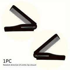 Foldable Beard Comb for Men Portable Pocket Comb for Grooming