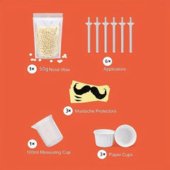 Painless Nose Hair Removal Wax - Women Nose Kit