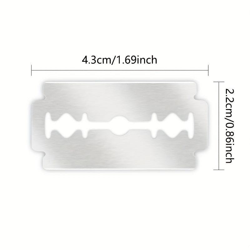 Double Edge Safety Razor Blades - Stainless Steel Blades for Butterfly Razors