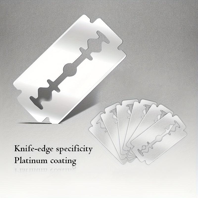 Double Edge Safety Razor Blades - Stainless Steel Blades for Butterfly Razors