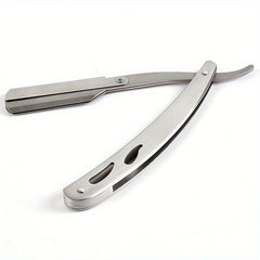 Folding Shaving Stainless Steel Straight Razor Holder