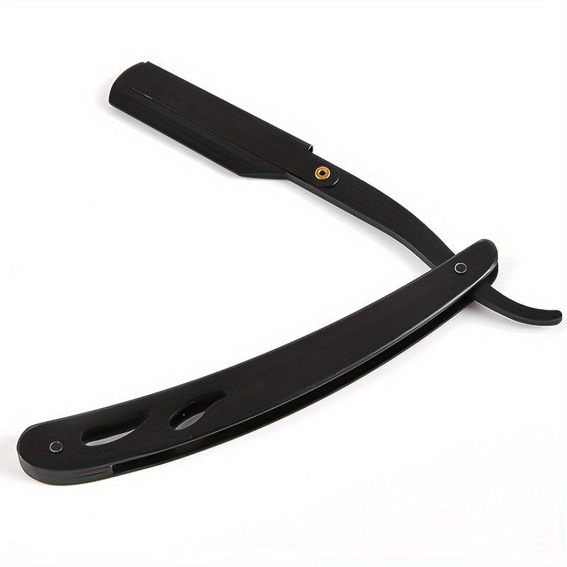 Folding Shaving Stainless Steel Straight Razor Holder
