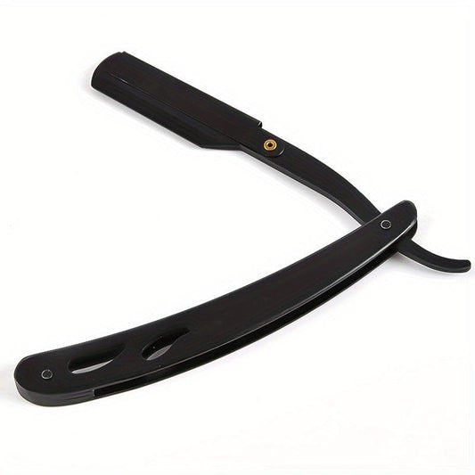 Folding Shaving Stainless Steel Straight Razor Holder
