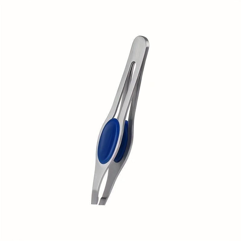 Stainless Steel Hair Remover Tweezers Eyebrow Clip Eyelash Curler