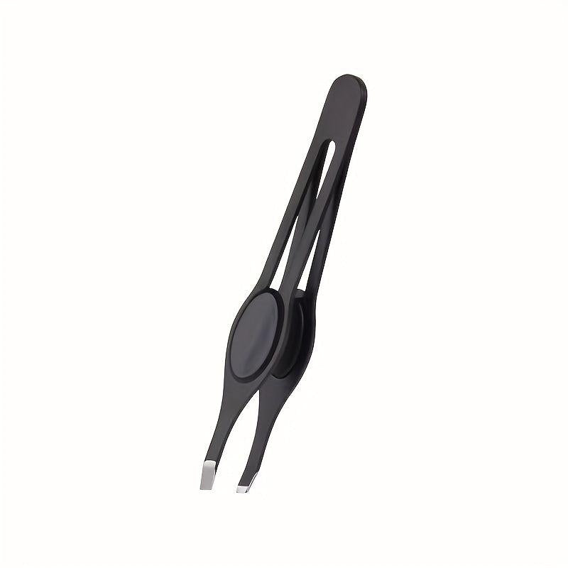 Stainless Steel Hair Remover Tweezers Eyebrow Clip Eyelash Curler
