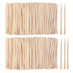 200 Small Wood Spatulas for Waxing and Hair Removal