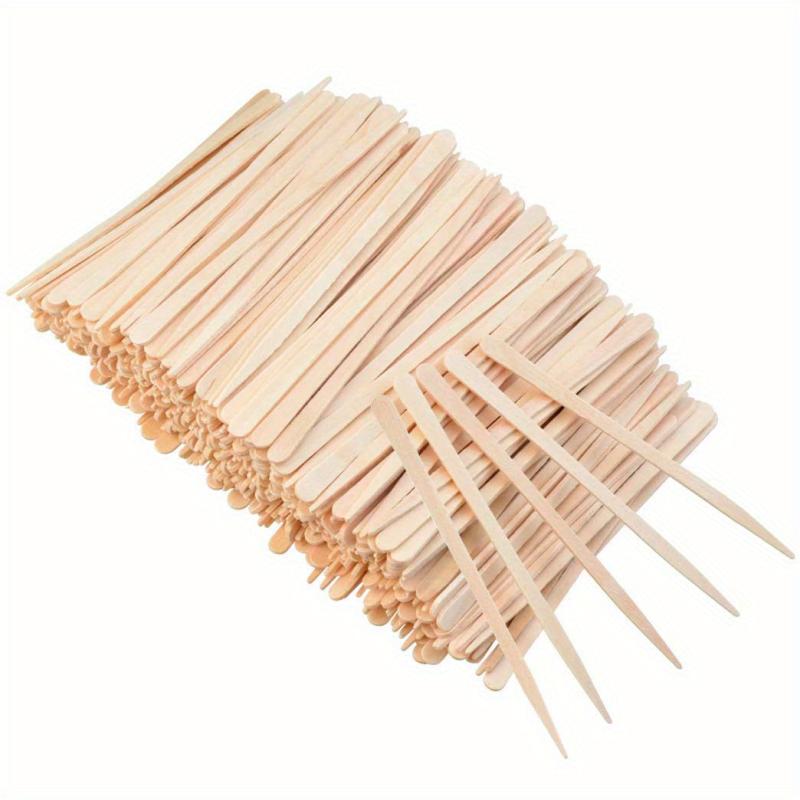 200 Small Wood Spatulas for Waxing and Hair Removal