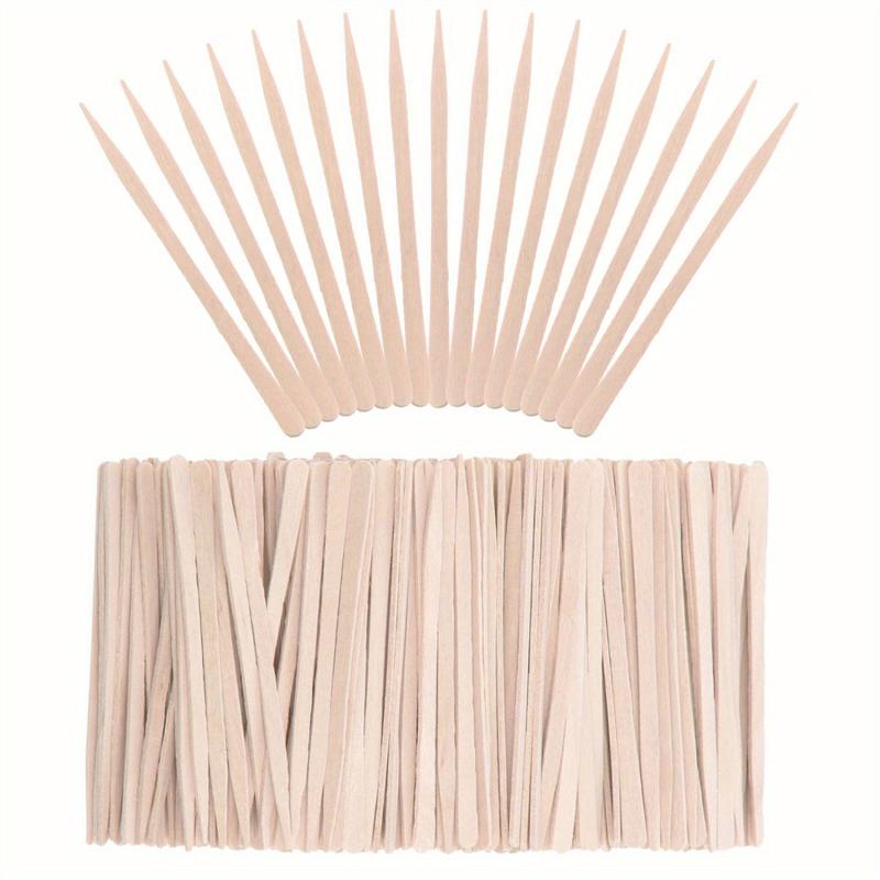200 Small Wood Spatulas for Waxing and Hair Removal