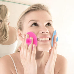 2 Pack Silicone Face Scrubber Soft Scrubbies Facial Exfoliator